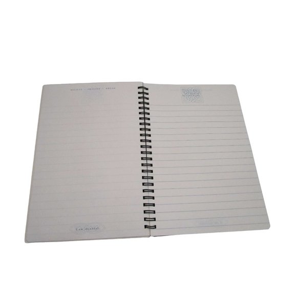 Dreamworks Journal Jody Bergsma Cat Print Blue Corrugated Cover Spiral Bound - Picture 11 of 16